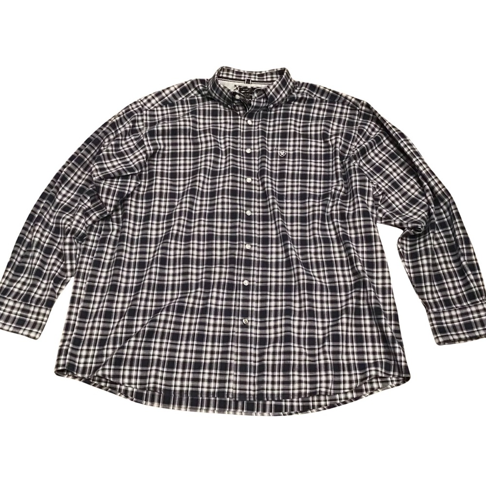 Ariat Pro Series Men’s Long Sleeve Button‎ Down Shirt XXL Plaid